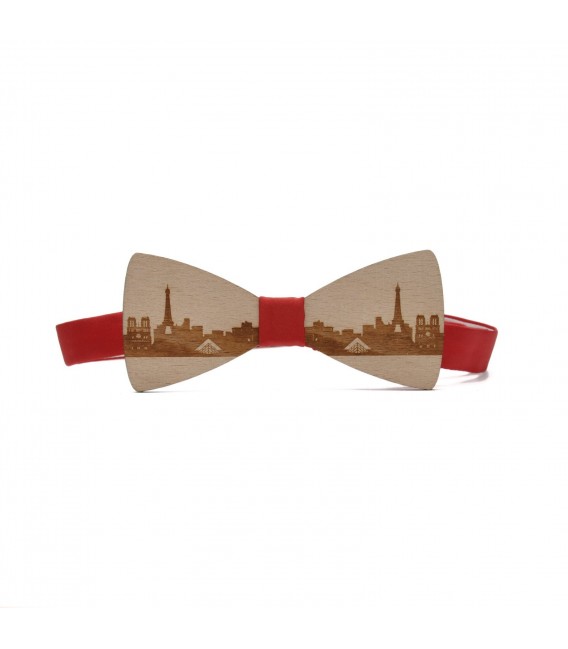 wooden bow tie paris