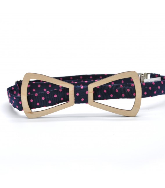 wooden bow tie space