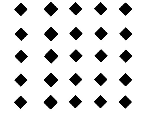 small regular pattern